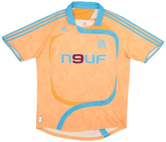 adidas 2007-08 Olympique Marseille Third Shirt - 7/10 - (XL)