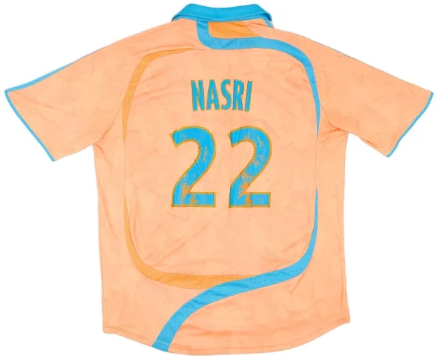 adidas 2007-08 Olympique Marseille Third Shirt Nasri #22 - 5/10 - (XL)