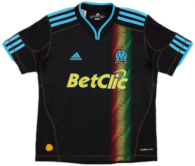 adidas 2010-11 Olympique Marseille Third Shirt - 9/10 - (S.Boys)