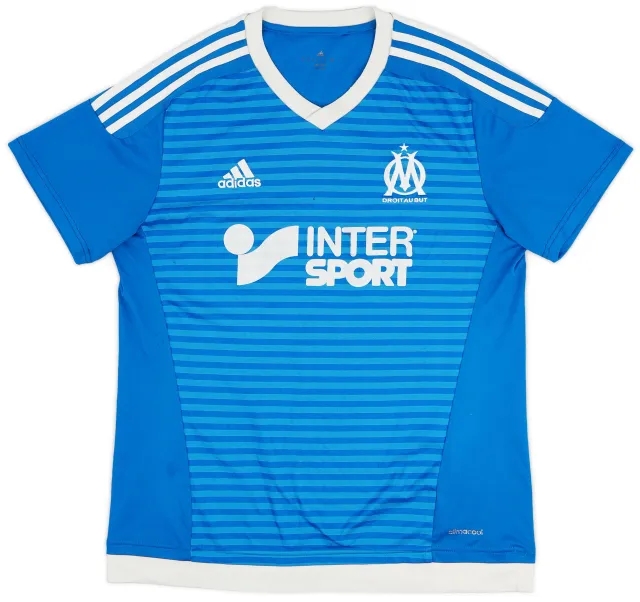 adidas 2015-16 Olympique Marseille Third Shirt - 6/10 - (M)