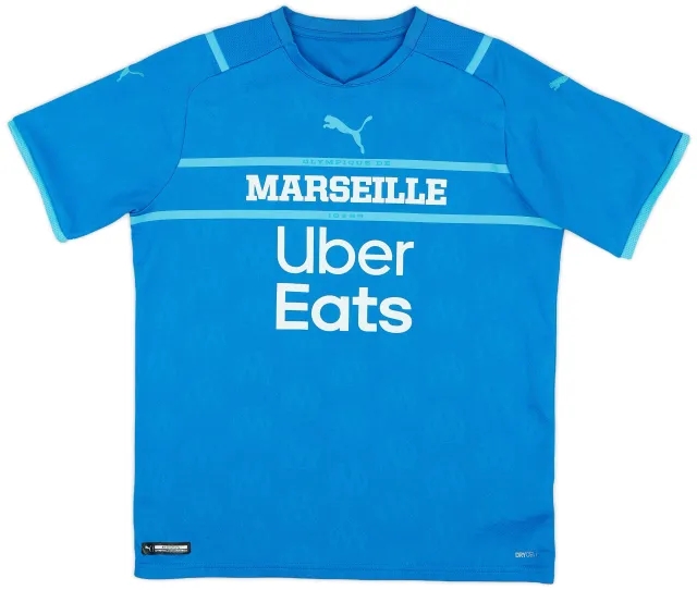 Puma 2021-22 Olympique Marseille Third Shirt - 6/10 - (XL.Boys)