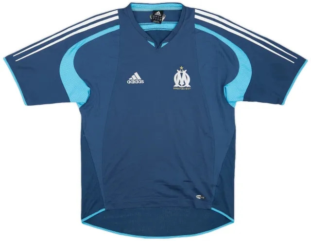 2004-05 Olympique Marseille adidas Training Shirt - 9/10 - (S)
