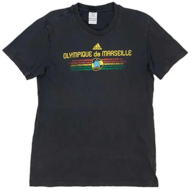 2010-11 Olympique Marseille adidas Graphic Tee - 7/10 - (L)