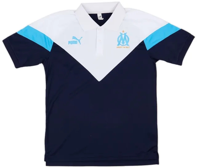 2019-20 Olympique Marseille Puma Polo Shirt - 8/10 - (S)