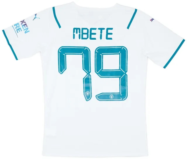 Puma 2021-22 Manchester City Match Issue FA Cup Away Shirt Mbete #79
