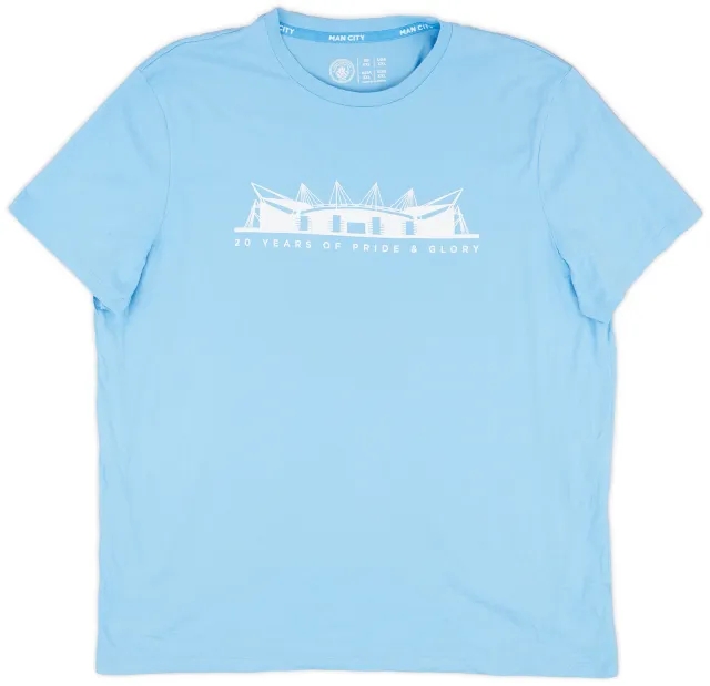 LeCoqSportif 2022-23 Manchester City '20 Years of Pride and Glory' Graphic Tee - 9/10 - (XXL)