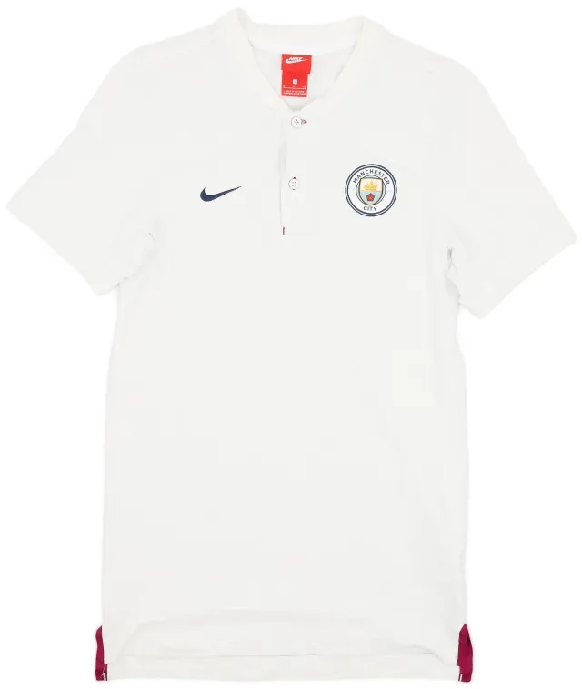 2018-19 Manchester City Nike Polo Shirt - 9/10 - (S)