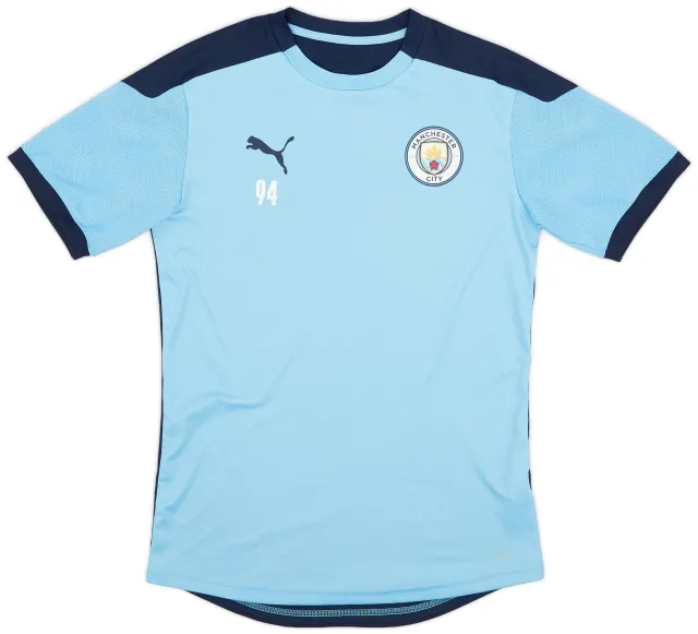 2019-20 Manchester City Player Issue Puma Training Shirt #94 - 9/10 - (S)