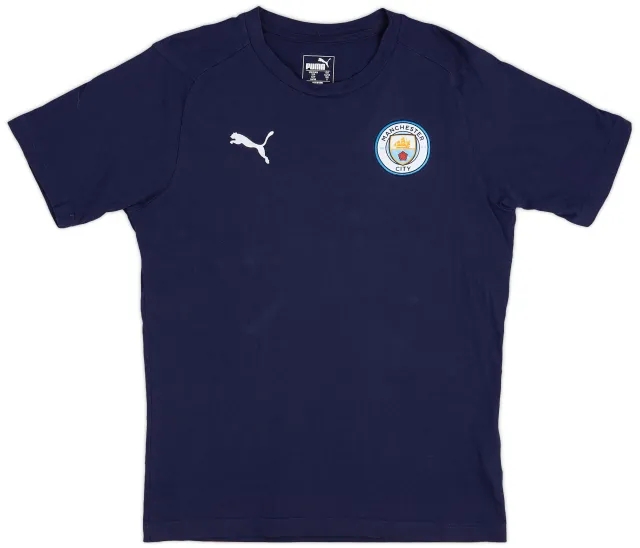 Puma 2019-20 Manchester City Cotton Tee - 8/10 - (S)