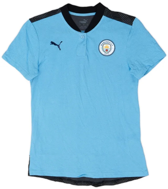 2020-21 Manchester City Puma Polo Shirt - 9/10 - (XS)