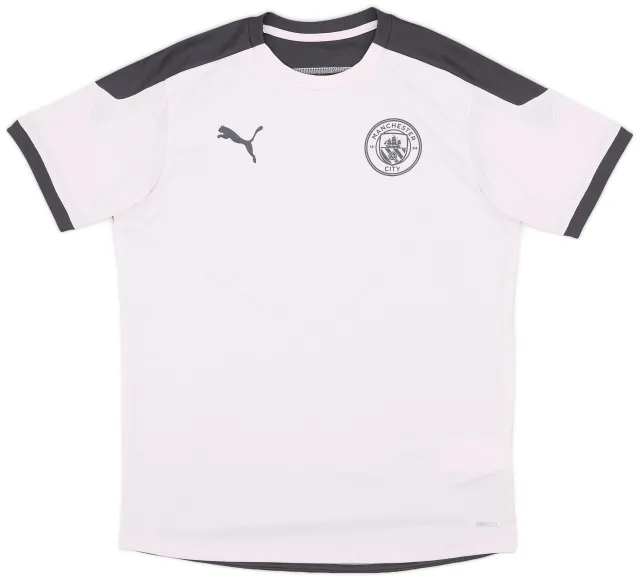 2020-21 Manchester City Puma Training Shirt - 7/10 - (XL.Boys)