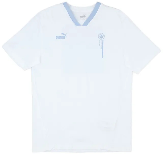 Puma 2022 Manchester City Graphic Tee - 10/10 - (S)
