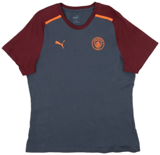 2023-24 Manchester City Puma Leisure Tee - 9/10 - (L)