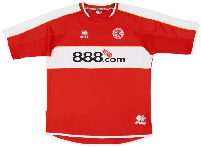 Errea 2006-07 Middlesbrough Home Shirt - 7/10 - (3XL)