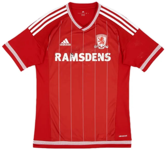 adidas 2015-16 Middlesbrough Home Shirt - 4/10 - (S)