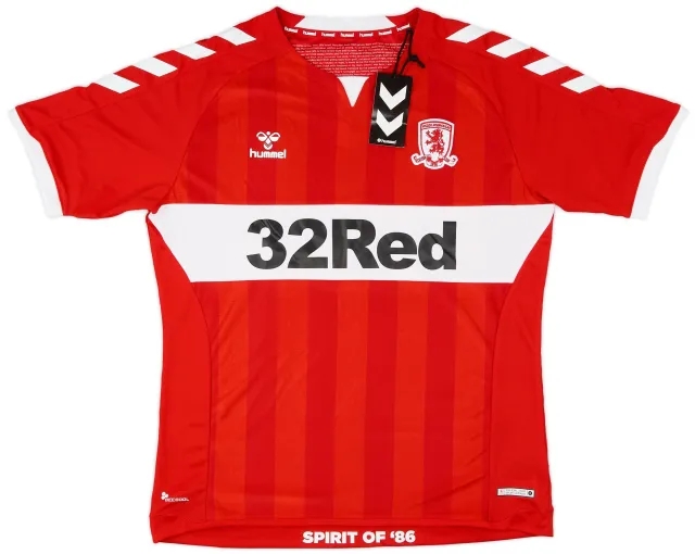 Hummel 2018-19 Middlesbrough Home Shirt (XL)