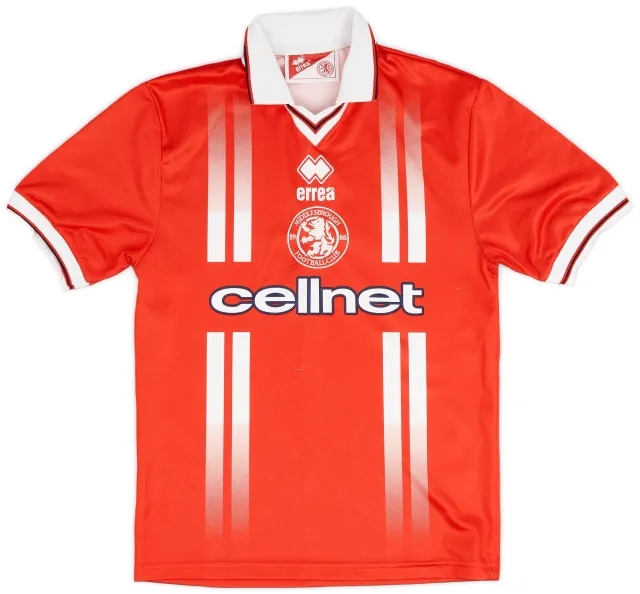 Errea 1998-99 Middlesbrough Home Shirt - 8/10 - (Y)