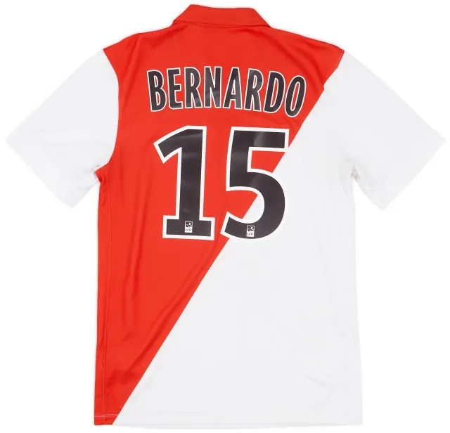Nike 2014-15 Monaco Home Shirt Bernardo Silva #15 - 7/10 - (S)