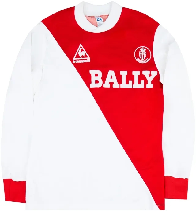 LeCoqSportif 1983-84 Monaco Home L/S Shirt - 9/10 - (M)