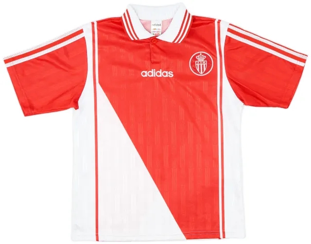 adidas 1996-98 Monaco Home Shirt - 9/10 - (XS)