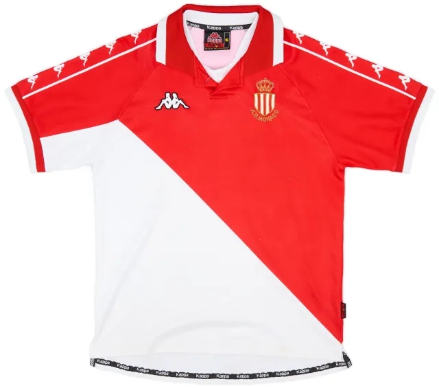 Kappa 1998-99 Monaco Home Shirt - 6/10 - (M)