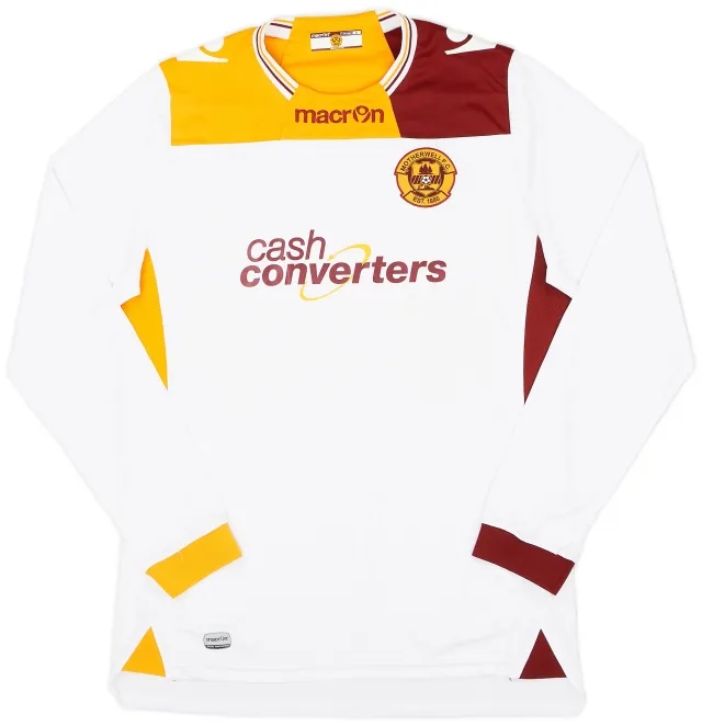 Macron 2014-15 Motherwell Away L/S Shirt - 9/10 - (XL)