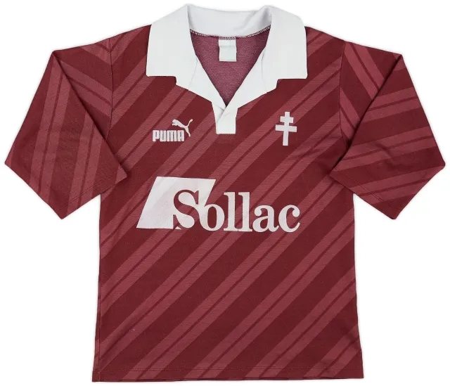 Puma 1988-91 Metz Home Shirt - 8/10 - (S)