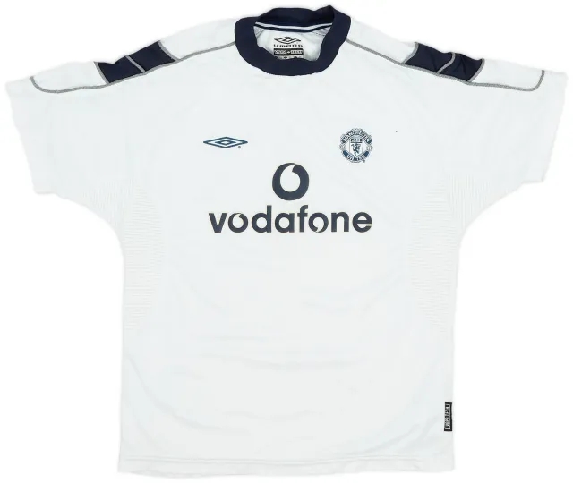 Umbro 2000-01 Manchester United Away Shirt - 7/10 - (L.Boys)