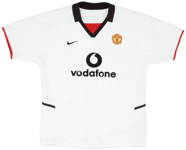 Nike 2002-03 Manchester United Away Shirt - 7/10 - (XL.Boys)