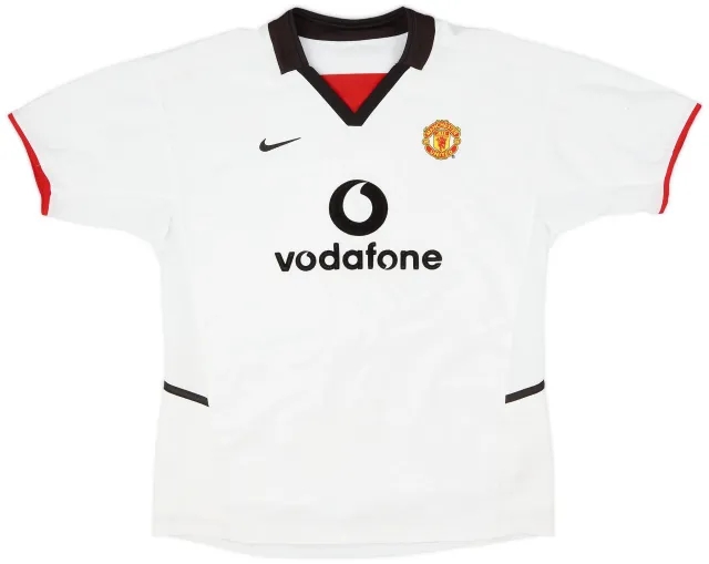 Nike 2002-03 Manchester United Away Shirt - 6/10 - (XL.Boys)