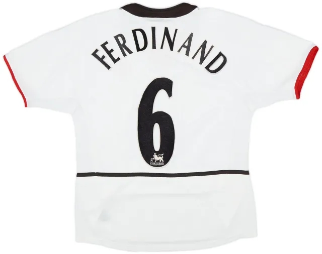 Nike 2002-03 Manchester United Away Shirt Ferdinand #6 - 7/10 - (S.Boys)