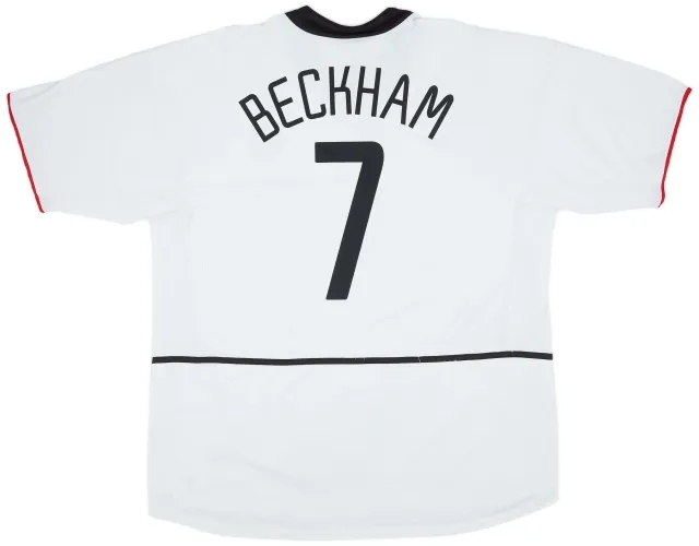 Nike 2002-03 Manchester United Away Shirt Beckham #7 - 6/10 - (XXL)