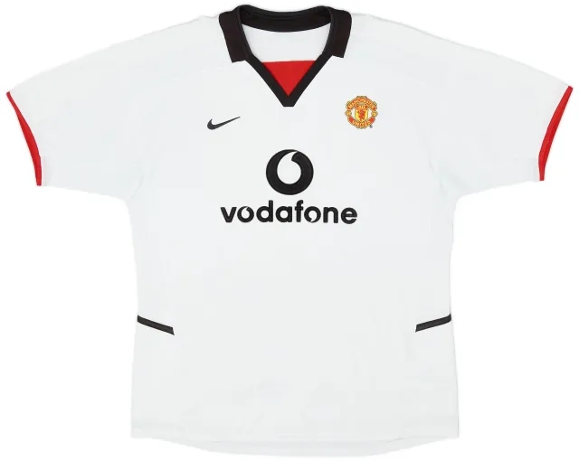 Nike 2002-03 Manchester United Away Shirt - 8/10 - (XL.Boys)