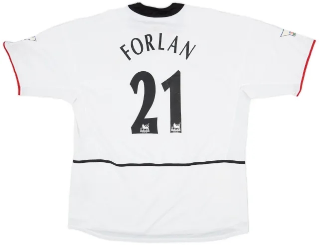 Nike 2002-03 Manchester United Away Shirt Forlan #21 - 7/10 - (XXL)