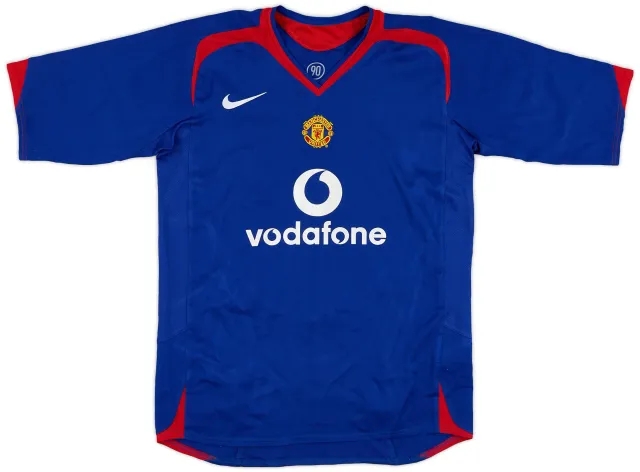 Nike 2005-06 Manchester United Away Shirt - 8/10 - (XL.Boys)