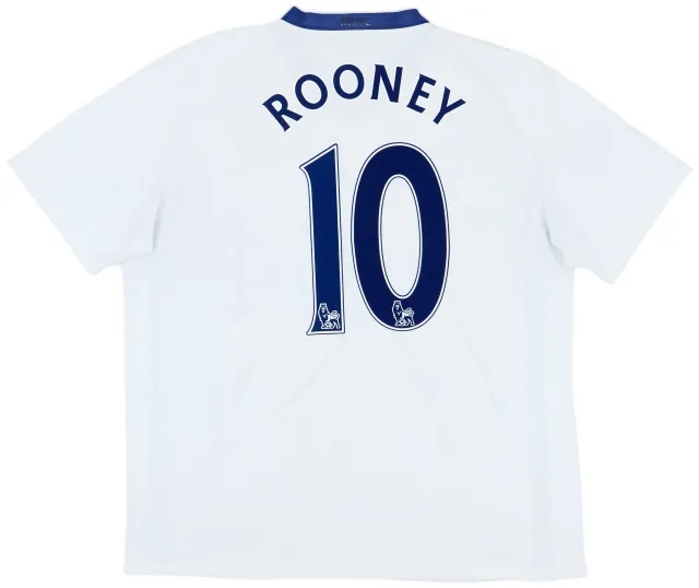 Nike 2008-10 Manchester United Away Shirt Rooney #10 - 7/10 - (XXL)