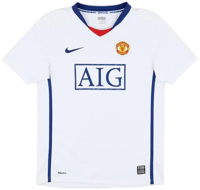 Nike 2008-10 Manchester United Away Shirt - 8/10 - (L.Boys)