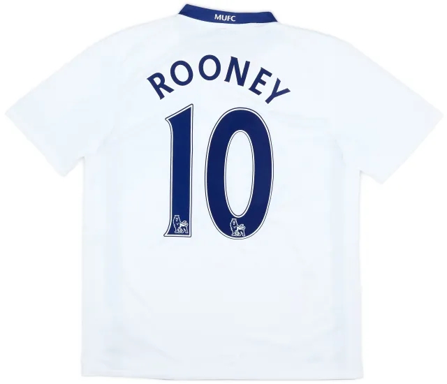 Nike 2008-10 Manchester United Away Shirt Rooney #10 - 5/10 - (M)