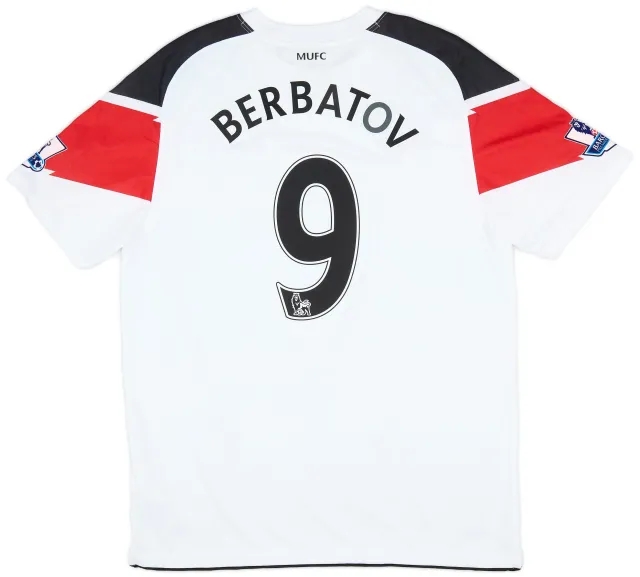 Nike 2010-12 Manchester United Away Shirt Berbatov #9 - 7/10 - (L)