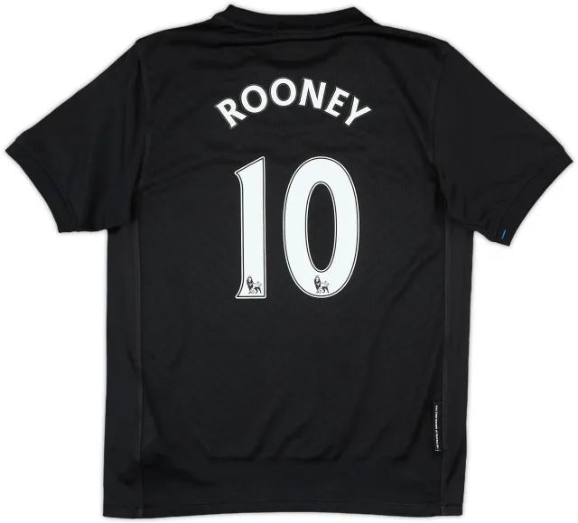 Nike 2009-10 Manchester United Away L/S Shirt Rooney #10 - 7/10 - (S)