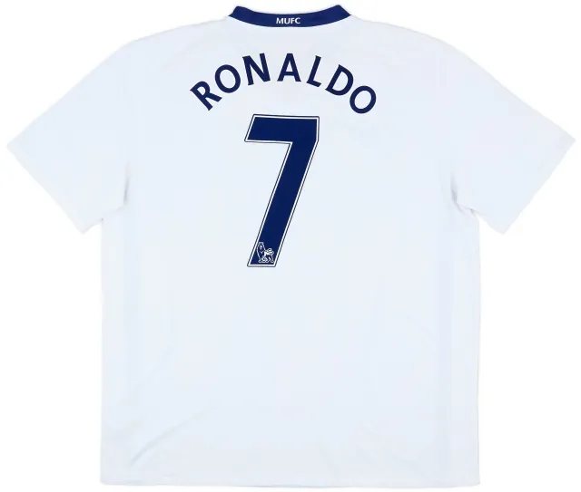 Nike 2008-10 Manchester United Away Shirt Ronaldo #7 - 9/10 - (XXL)