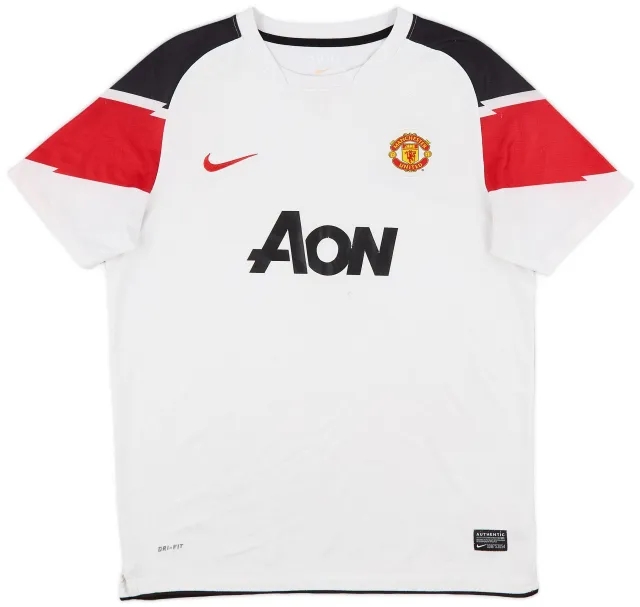 Nike 2010-12 Manchester United Away Shirt - 7/10 - (XL.Boys)