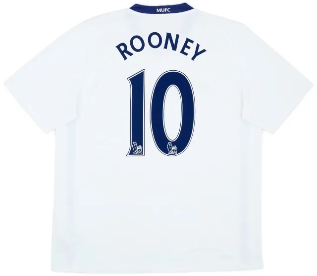 Nike 2008-10 Manchester United Away Shirt Rooney #10 - 5/10 - (XL)