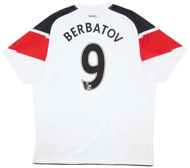 Nike 2010-12 Manchester United Away Shirt Berbatov #9 - 4/10 - (XL)