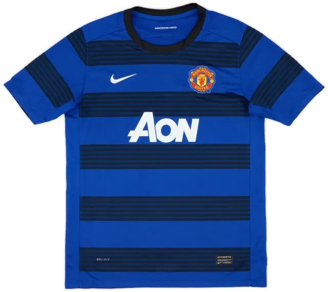 Nike 2011-13 Manchester United Away Shirt - 6/10 - (XL.Boys)