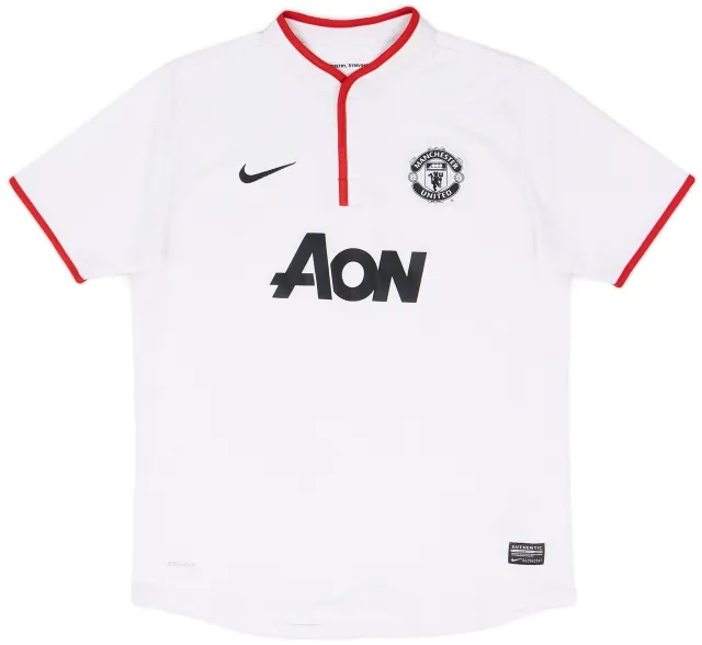 Nike 2012-14 Manchester United Away Shirt - 8/10 - (XL.Boys)