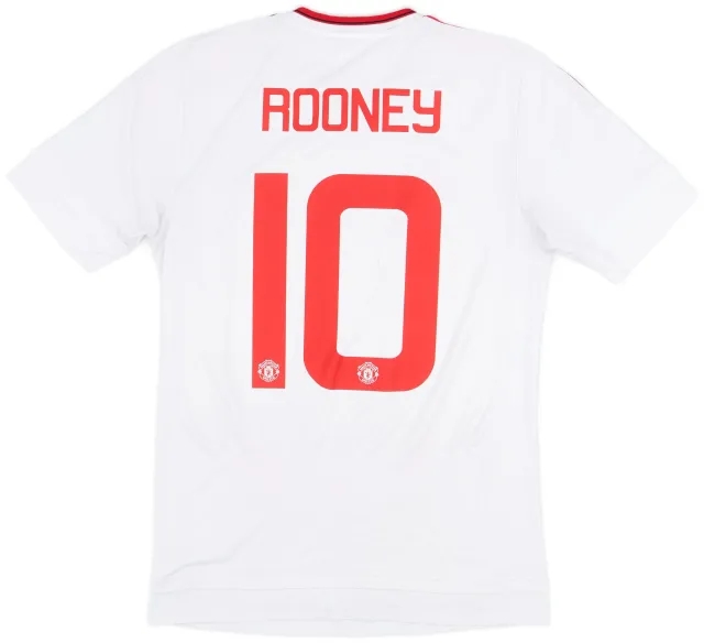 adidas 2015-16 Manchester United Away Shirt Rooney #10 - 6/10 - (S)