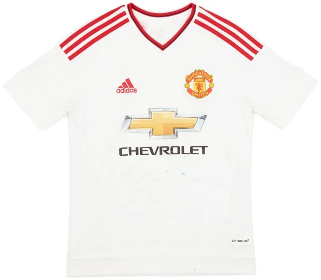 adidas 2015-16 Manchester United Away Shirt - 7/10 - (L.Boys)