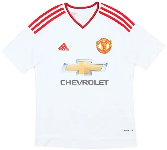 adidas 2015-16 Manchester United Away Shirt - 8/10 - (L.Boys)