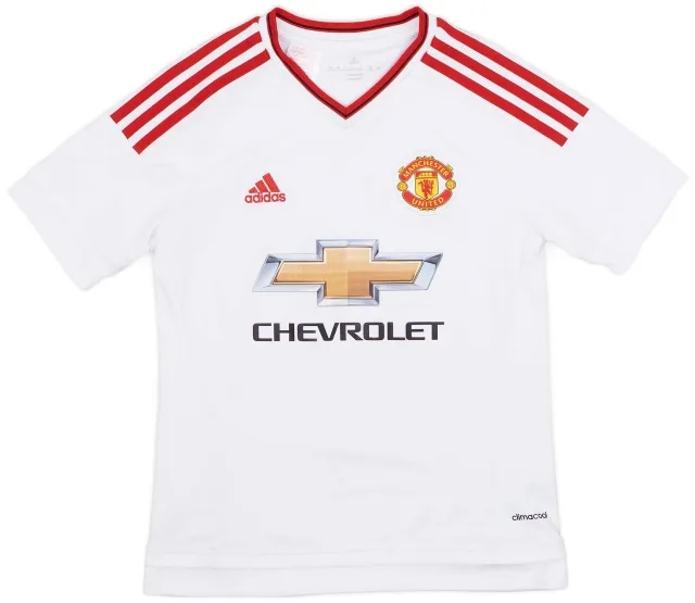 adidas 2015-16 Manchester United Away Shirt - 8/10 - (M.Boys)